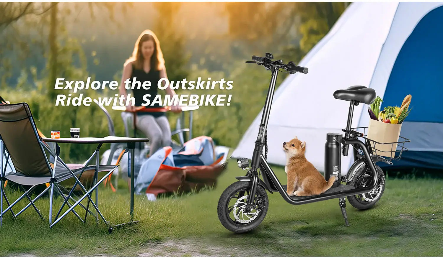 Samebike SM-C01 Electric Scooter 350W 36V 10.4AH Trail Surge