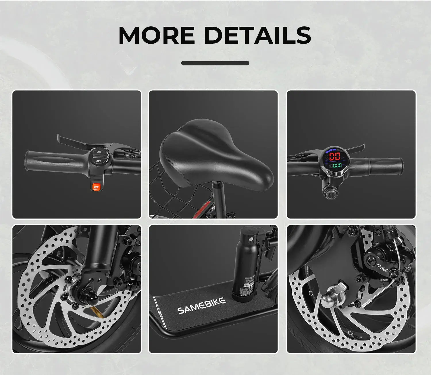 Samebike SM-C01 Electric Scooter 350W 36V 10.4AH Trail Surge