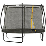 SPORTNOW Outdoor Trampoline with Enclosure Net & Spring Cover