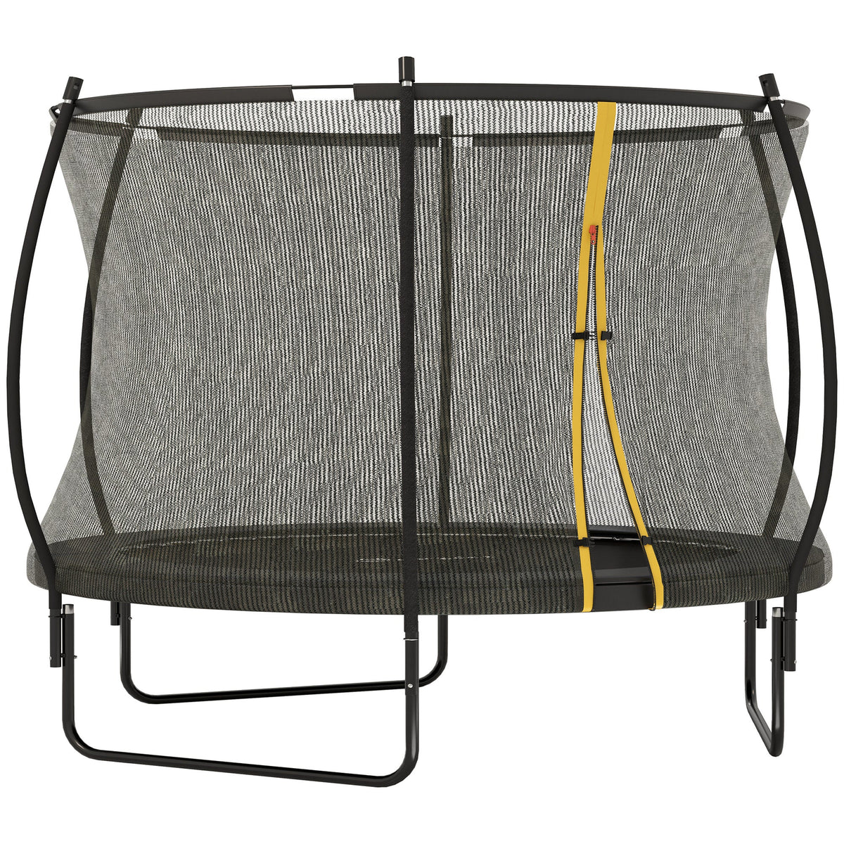 SPORTNOW Outdoor Trampoline with Enclosure Net & Spring Cover