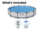 Bestway 12' x 39.5" Steel Pro Frame Pool Set - official Bestway gallery image 5