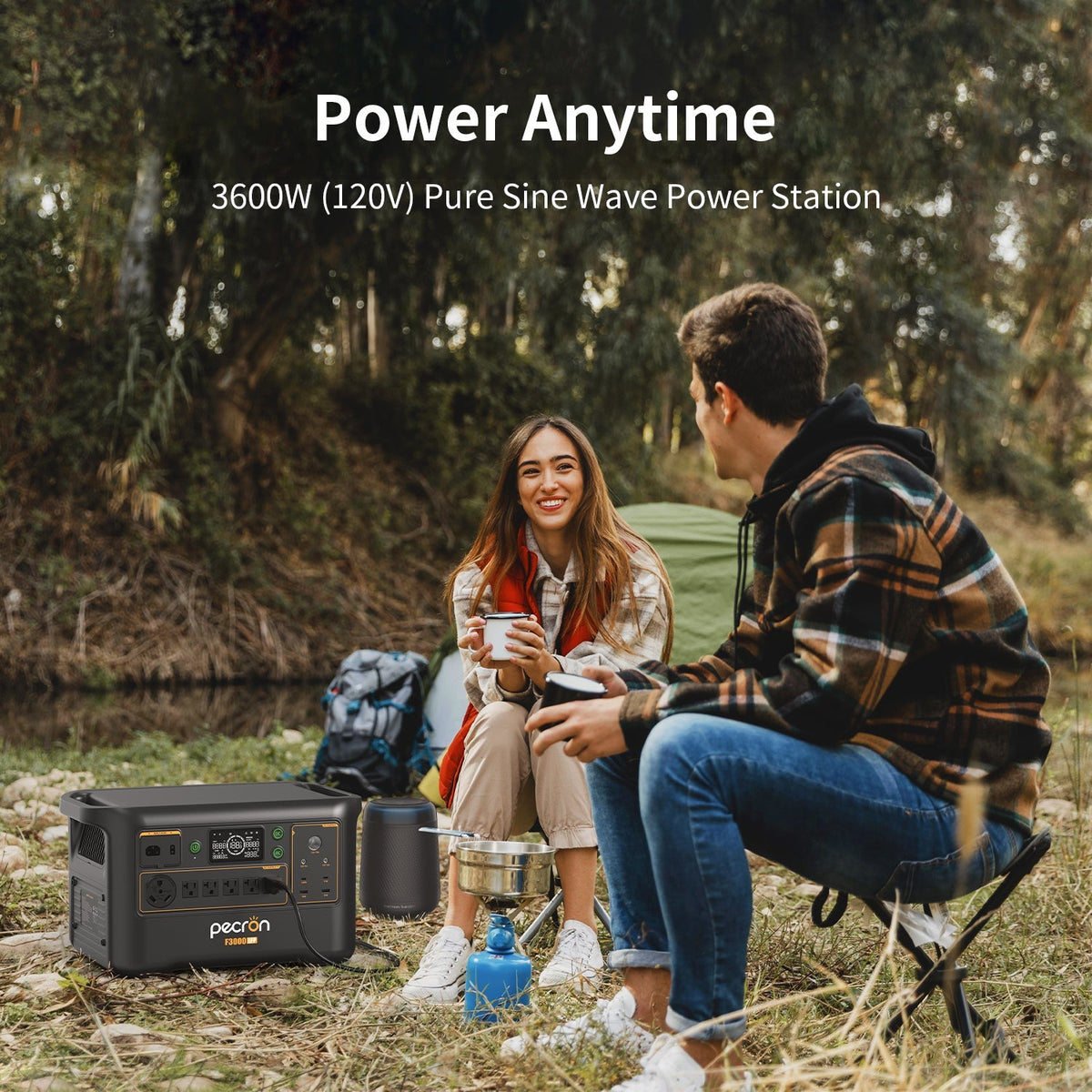 PECRON F3000LFP Portable Power Station - 3072Wh / 3600W - official image 5