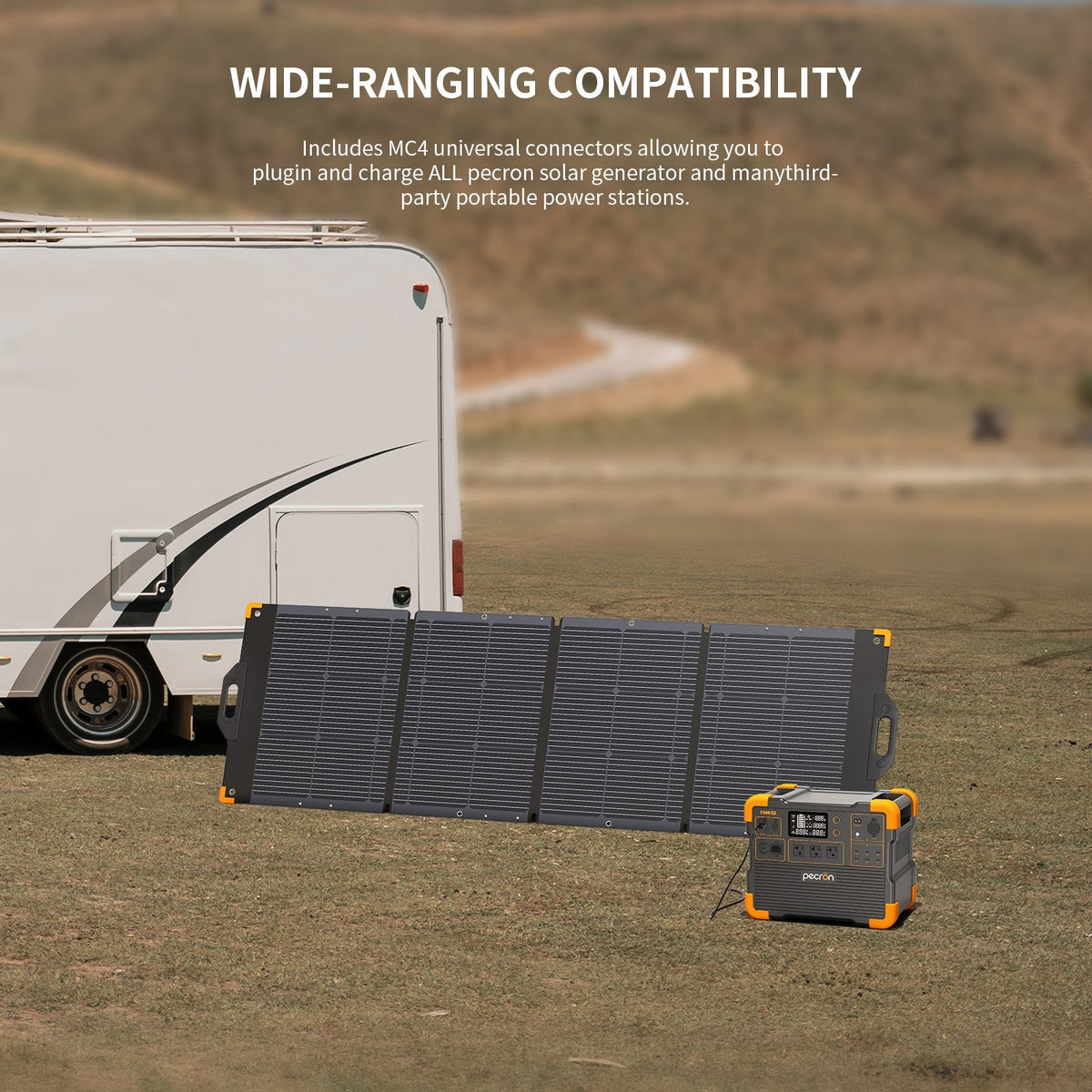 PECRON PV200 200W Portable Solar Panel - IP67 - official image 5