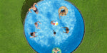 Bestway APX 365 18ft round pool top view blue marble liner