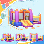 Outsunny 3-in-1 Kids Bouncy Castle with Pool