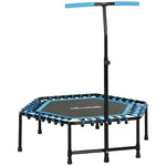 SPORTNOW 45" Bungee Fitness Trampoline with Handle - Blue