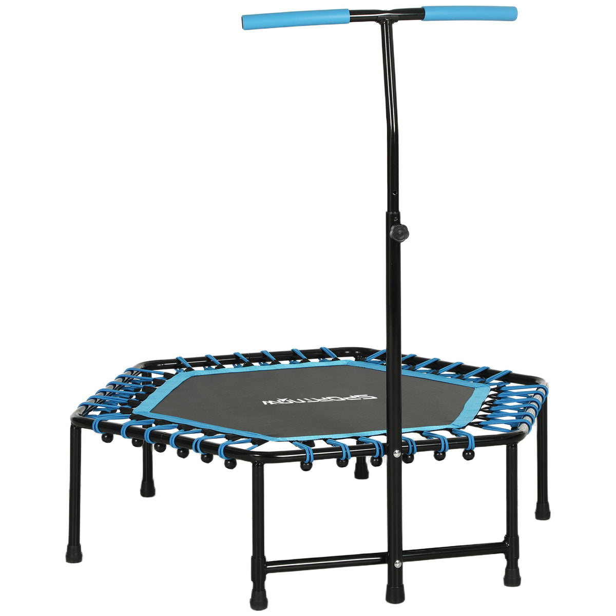 SPORTNOW 45" Bungee Fitness Trampoline with Handle - Blue