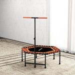 SPORTNOW 45" Bungee Fitness Trampoline with Handle - Blue