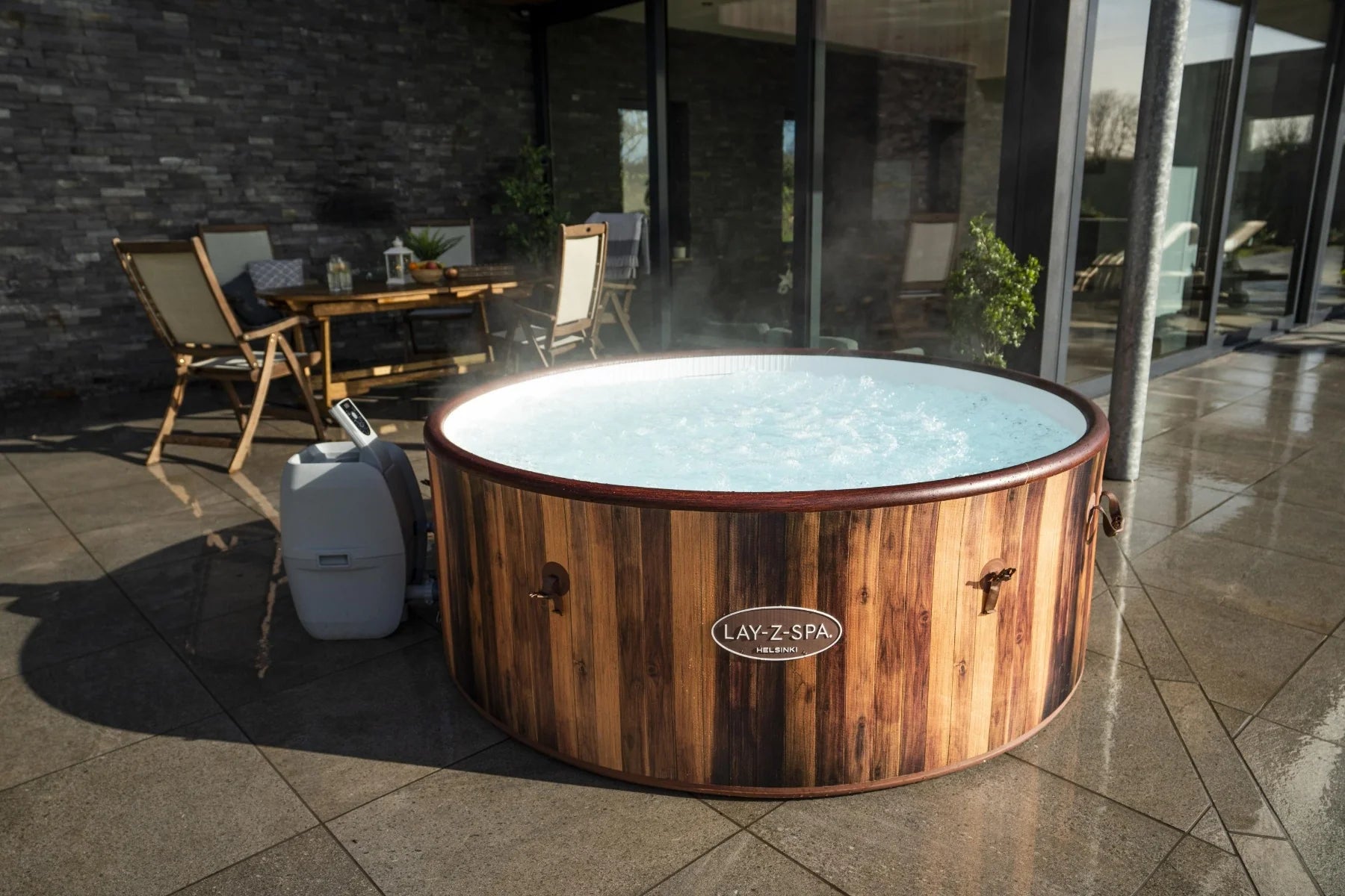 Lay-Z-Spa Helsinki Air Jet Hot Tub 11