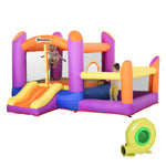 Outsunny 3-in-1 Kids Bouncy Castle with Pool