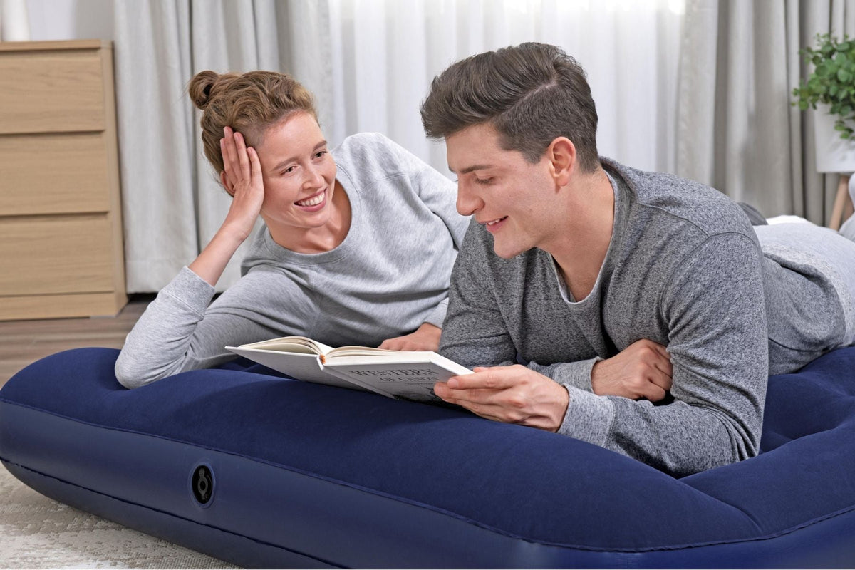 Bestway Double Easy Inflate Flocked Airbed