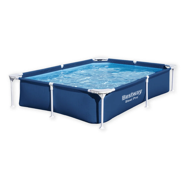 Bestway Rectangle Steel Pro Pool 7.3ft x 59in x 17in