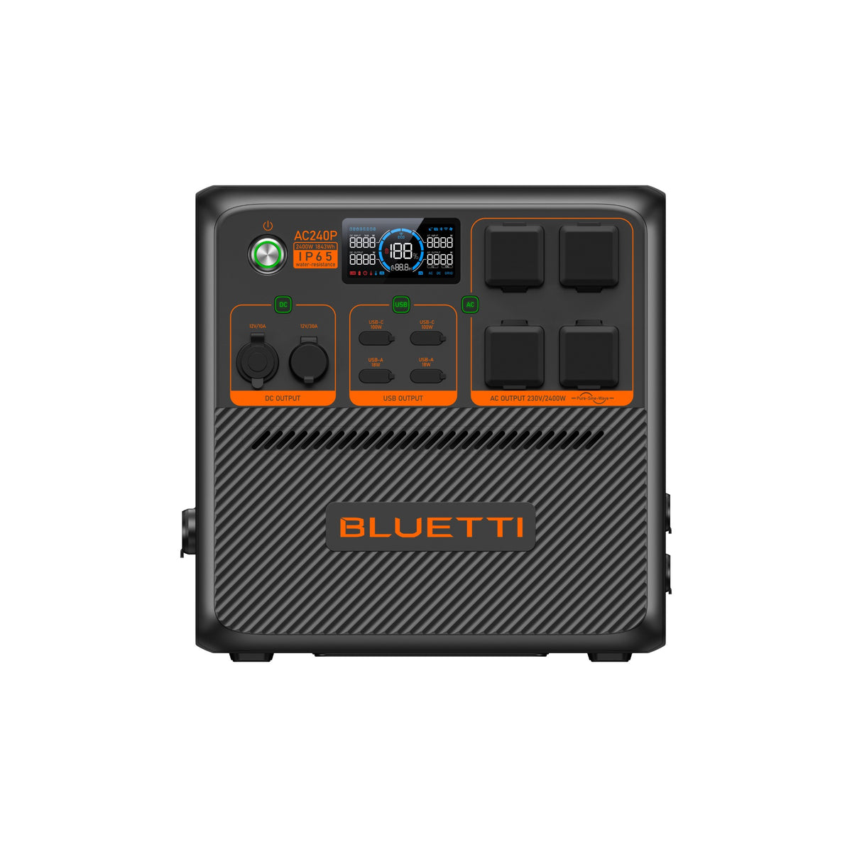 Bluetti AC240P Portable Power Station 2400W 1843Wh portable power station
