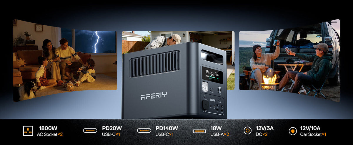 AFERIY Nomad1800 Portable Power Station 1800W 1024Wh product image 6