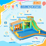AIYAPLAY 8-in-1 Bounce House with 550W Blower