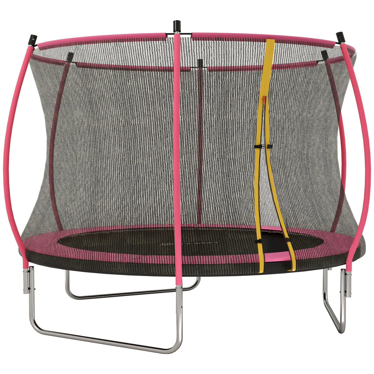 SPORTNOW Outdoor Trampoline with Enclosure Net & Spring Cover