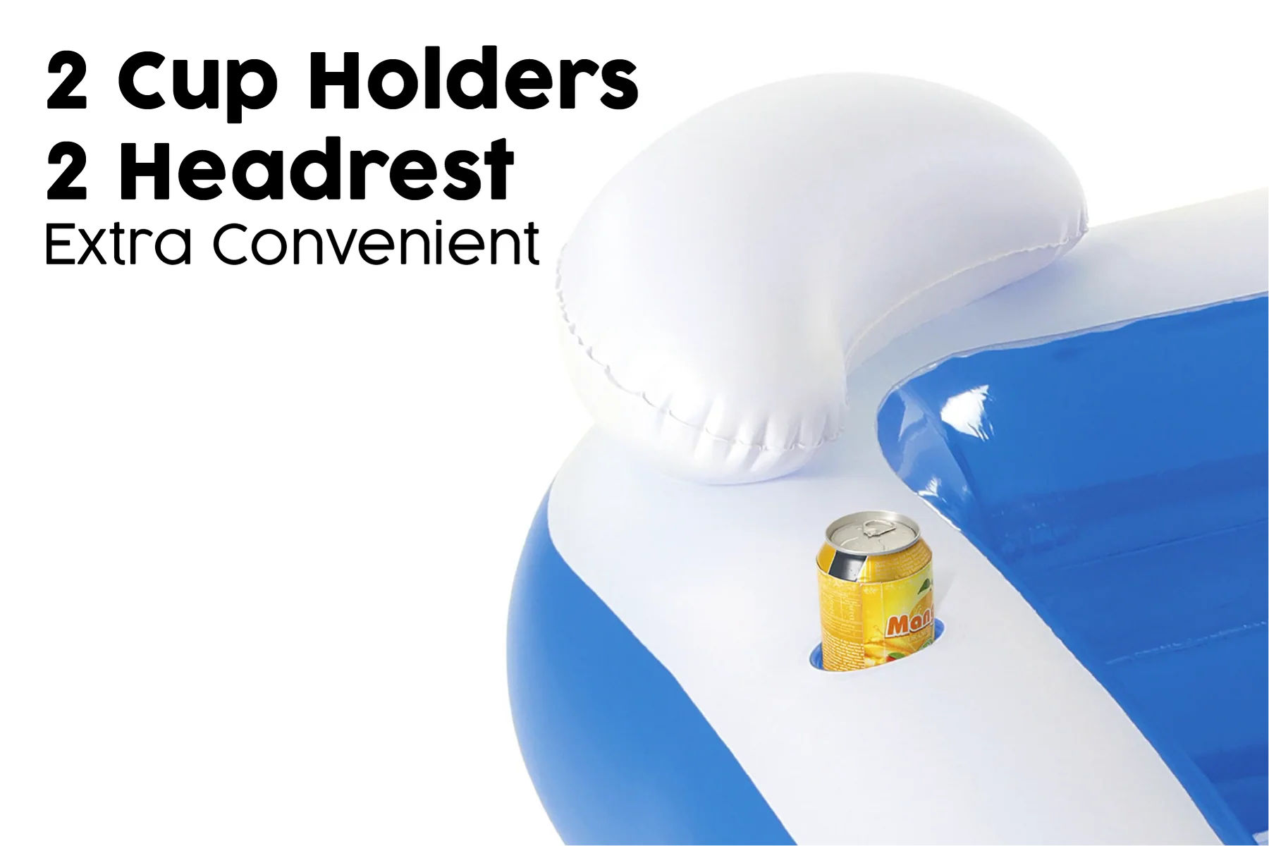 Bestway Family Inflatable Paddling Pool with Built-In Seats 7