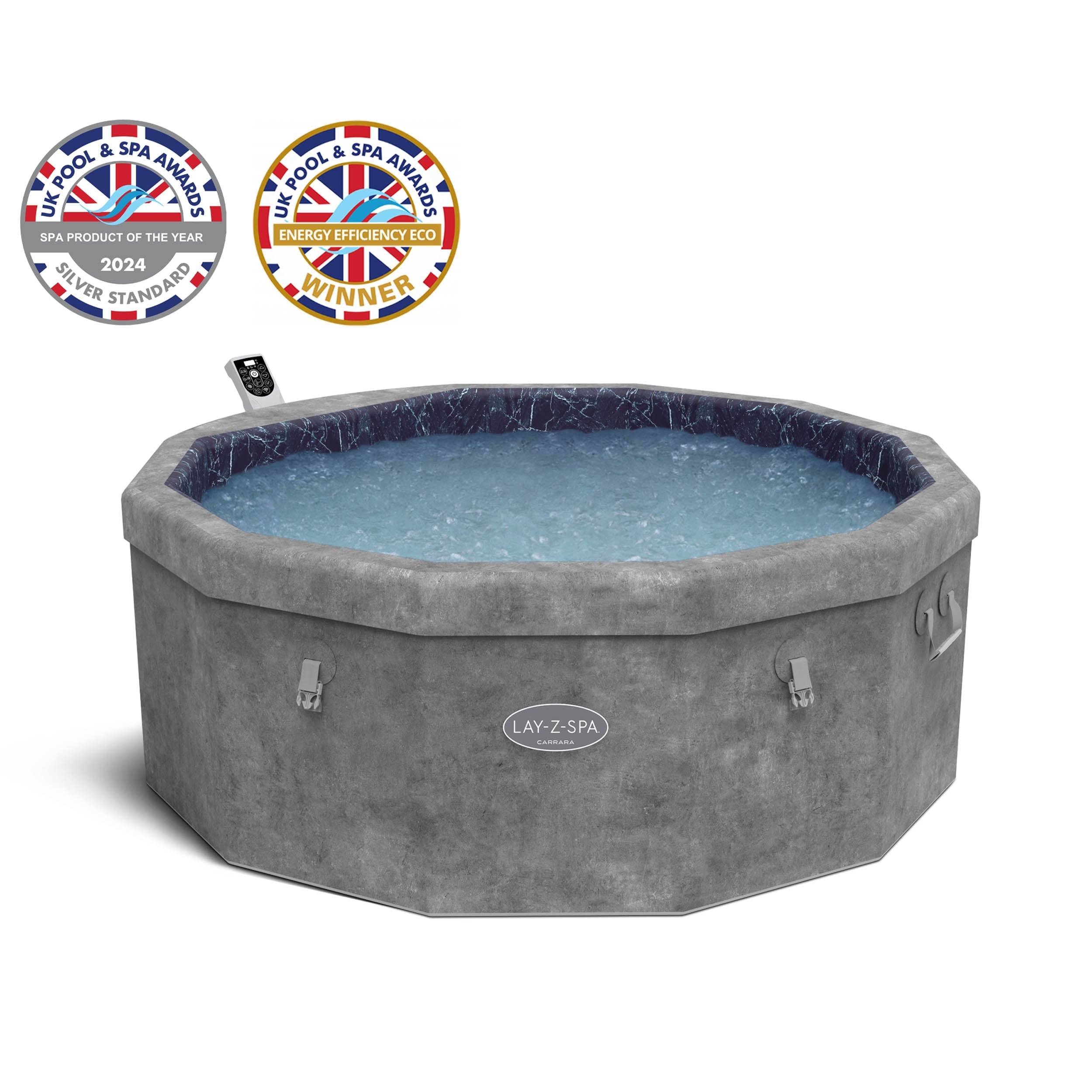 Lay-Z-Spa Carrara ThermaCore™ UltraFit™ AirJet™ Hot Tub - official product image 1