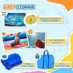 Outsunny Kids Bouncy Castle with Pool & Climbing Wall