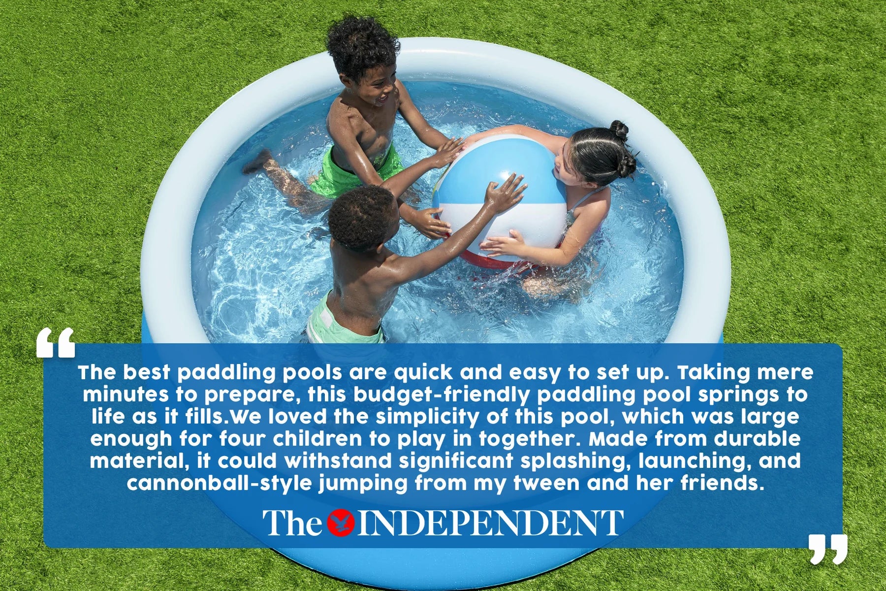 Bestway 8ft x 24inch Blue Round Fast Set Inflatable Pool 3