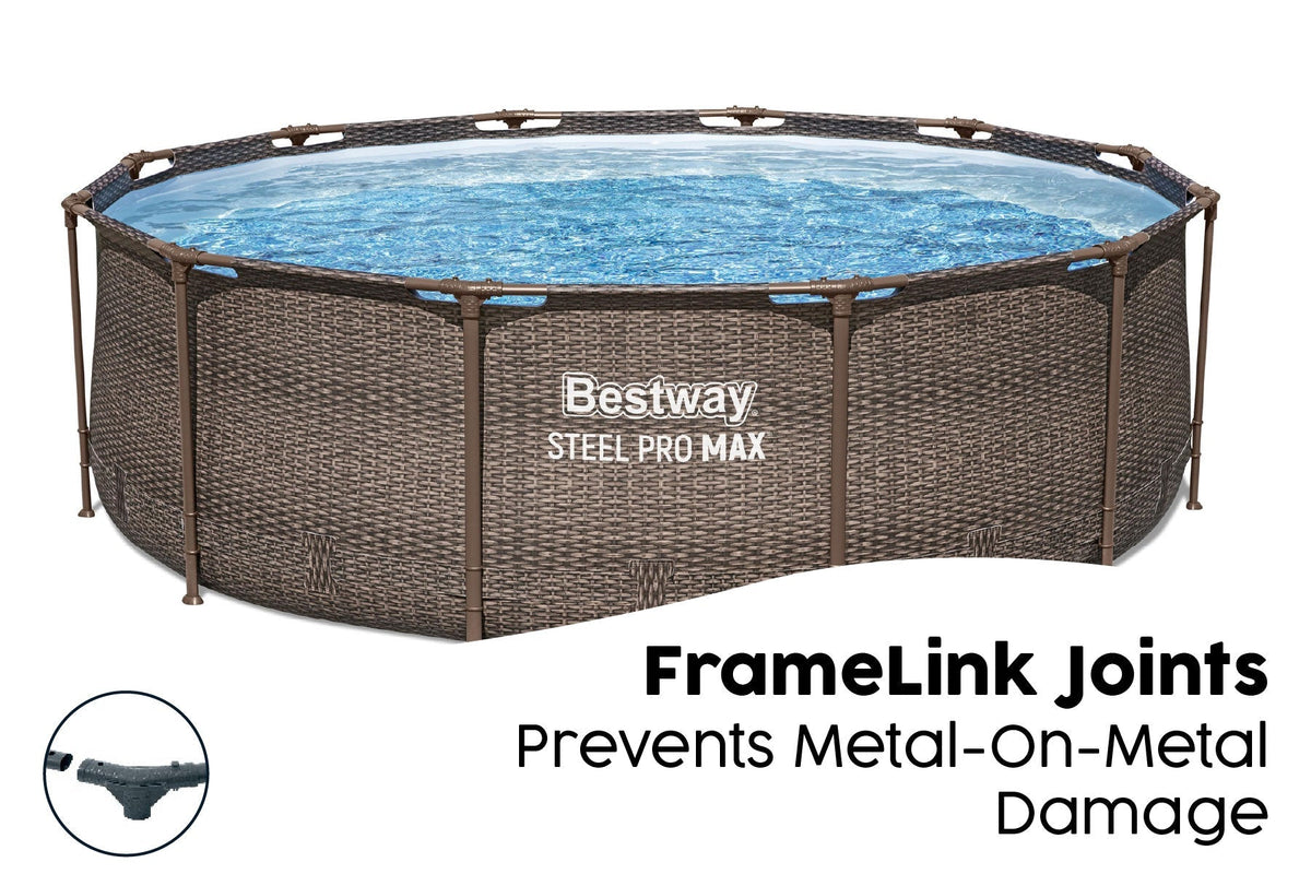 Bestway 12' x 39.5" Steel Pro Deluxe Pool Set - official Bestway gallery image 6