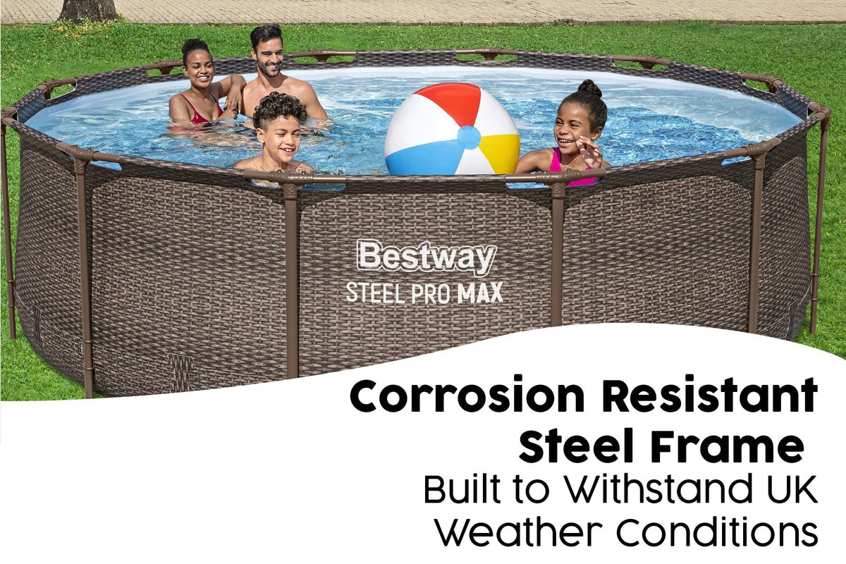 Bestway 12' x 39.5" Steel Pro Deluxe Pool Set - official Bestway gallery image 5