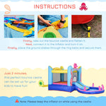 Outsunny Octopus Bouncy Castle Water Park