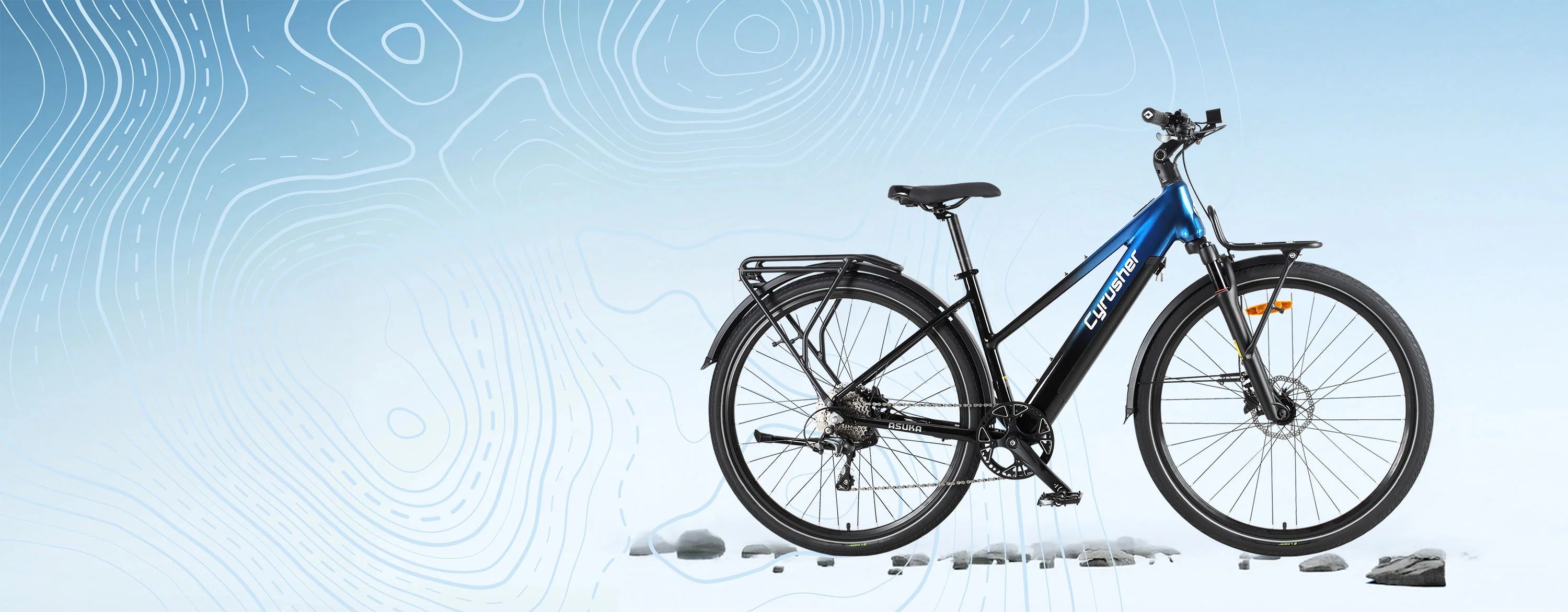 Cyrusher Asuka Electric Bike 250W 48V 17.5AH Cyrusher