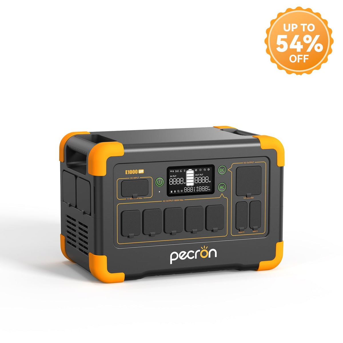 PECRON E1000LFP Portable Power Station - 1024Wh / 1800W