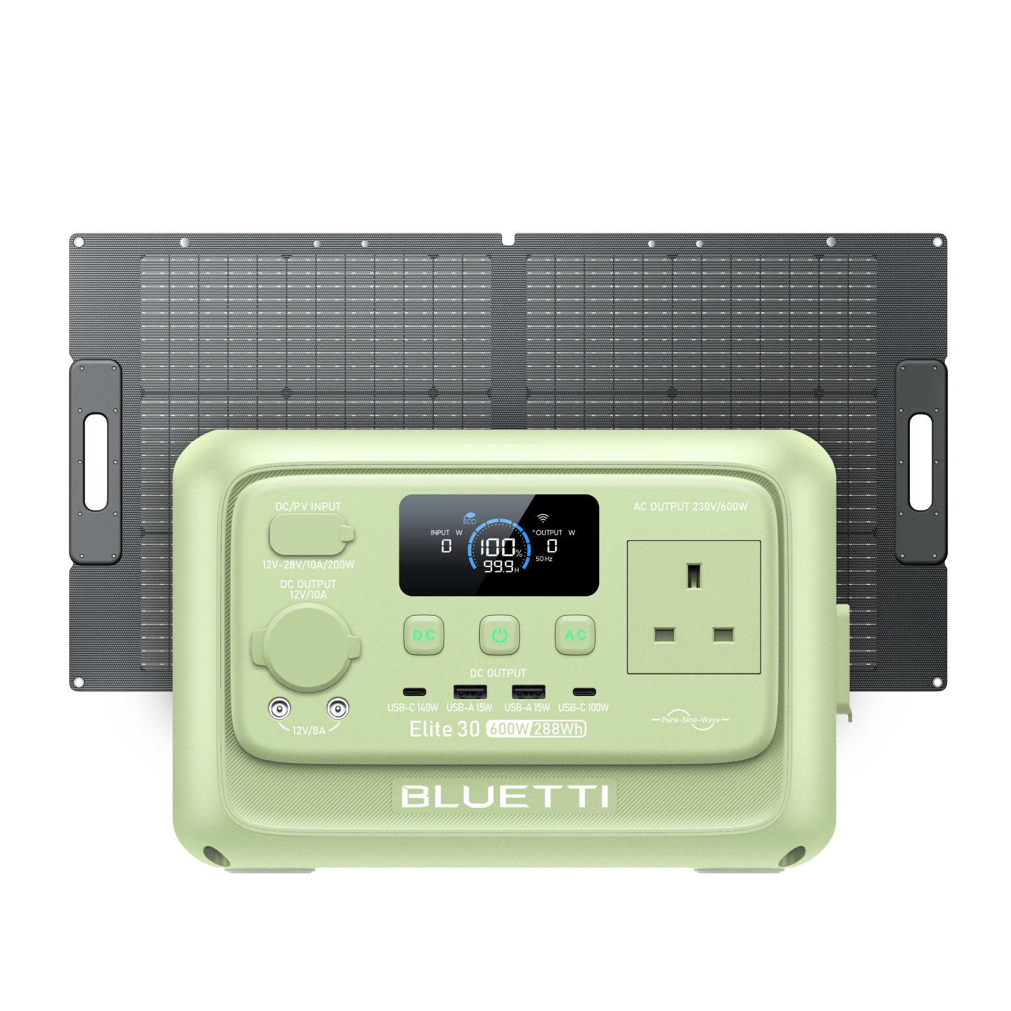 BLUETTI Elite 30 V2 Portable Power Station | 600W 288Wh 10