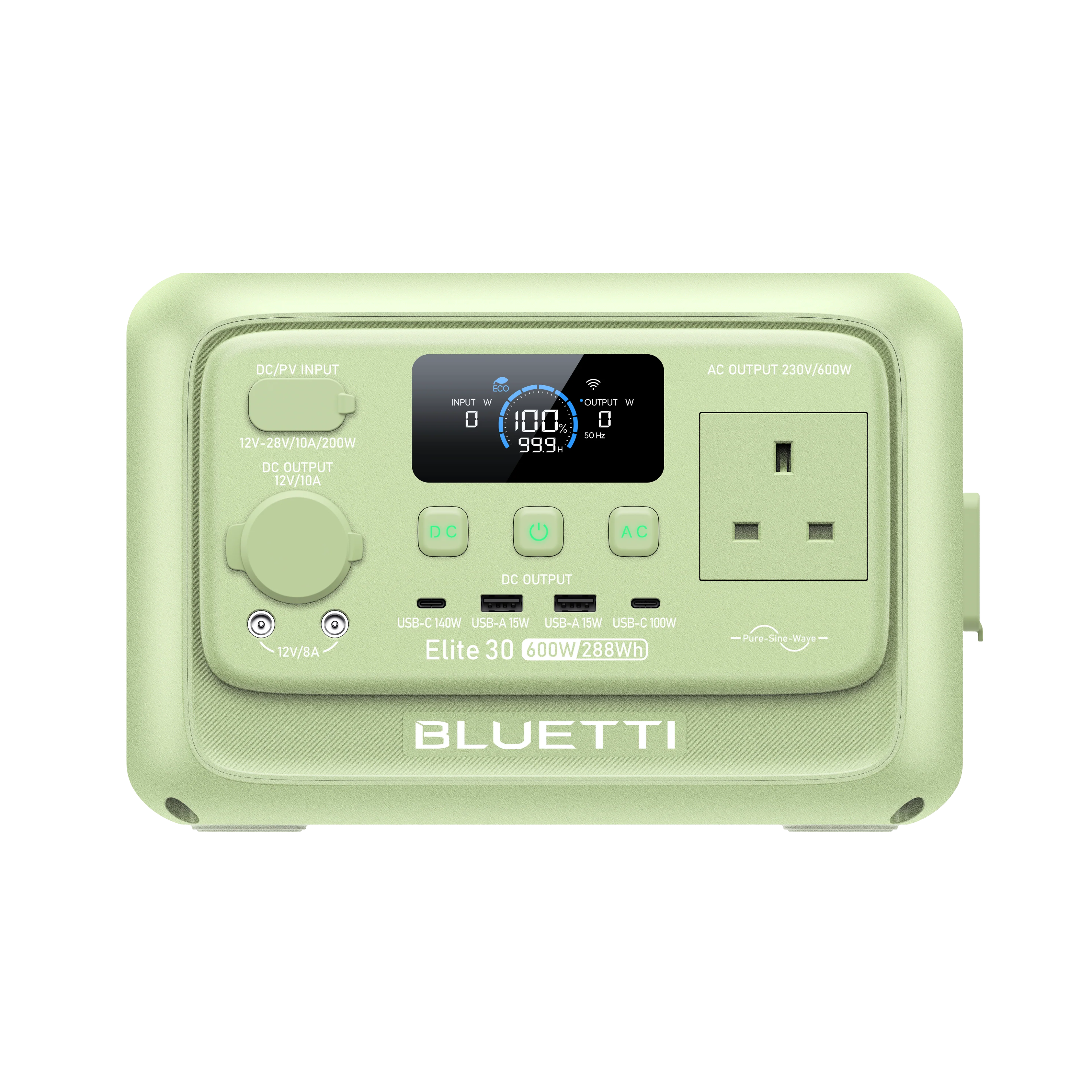 BLUETTI Elite 30 V2 Portable Power Station | 600W 288Wh 2