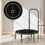 SPORTNOW 40" Foldable Fitness Trampoline - Green