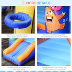 Outsunny Monster Bouncy Castle with Slide