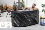 Lay-Z-Spa Glacial Dip Pro 2 person cold plunge setup