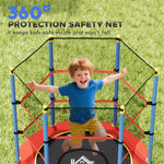 HOMCOM Kids Trampoline Safety Net