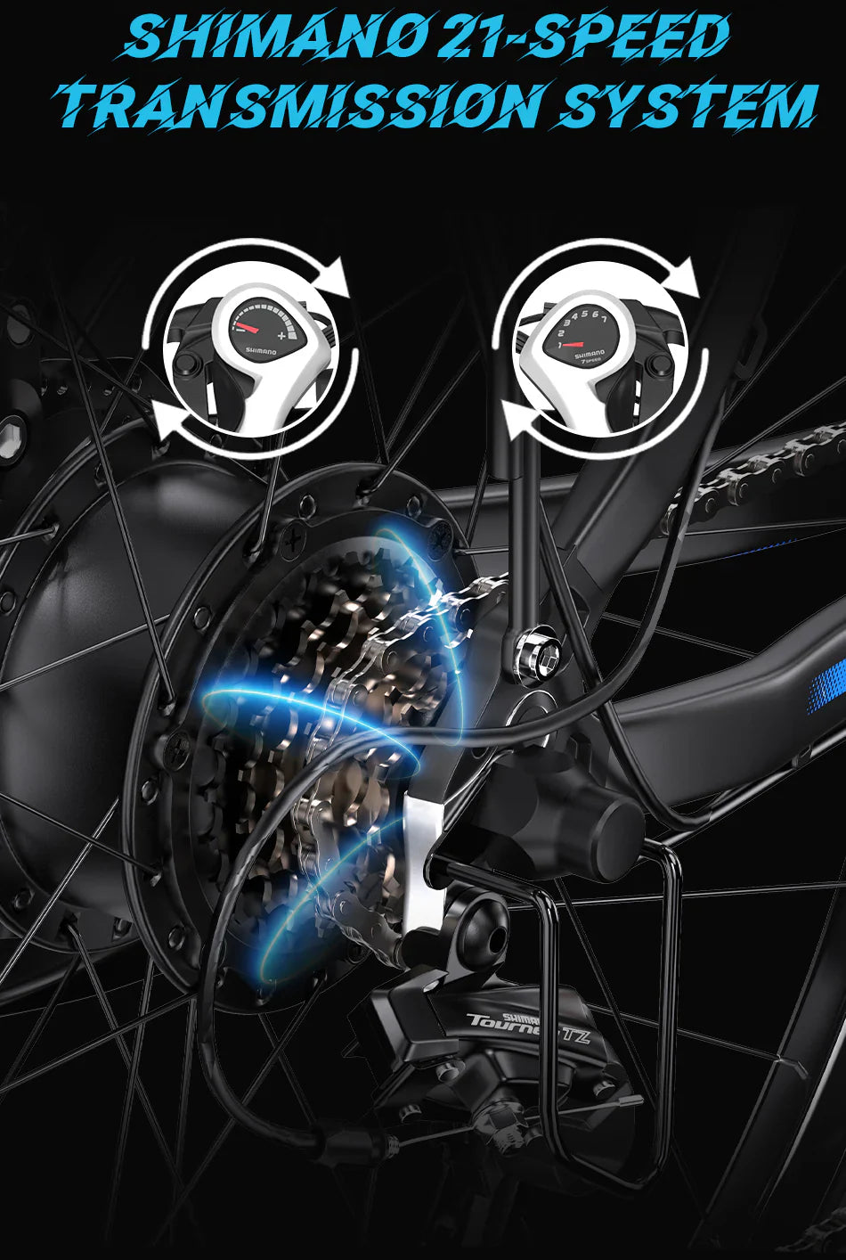 DUOTTS C29 Electric Mountain Bike 48V 15AH 29” Inch Duotts