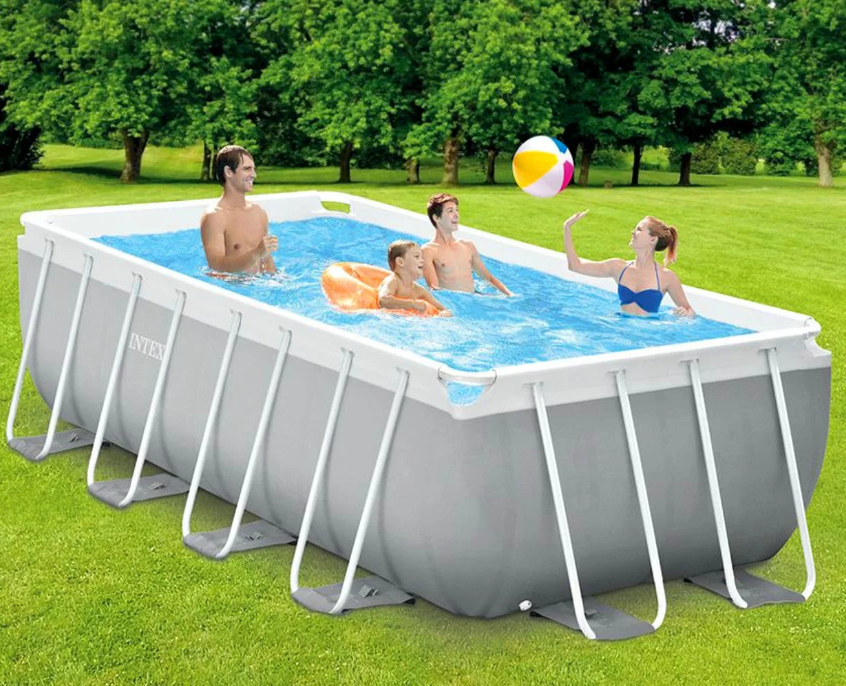 INTEX Rectangular Prism Swimming Pool – 4m x 2m x 1.22m 4