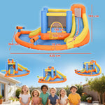 AIYAPLAY 5-in-1 Bouncy Castle with Dual Slides