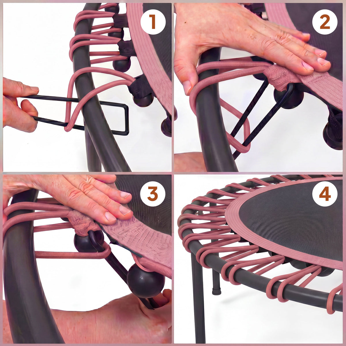 SPORTNOW 40" Foldable Fitness Trampoline - Green