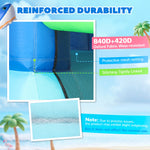 AIYAPLAY Shark Bounce House with Slide