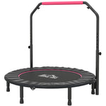 HOMCOM 48" Foldable Mini Fitness Trampoline - Black
