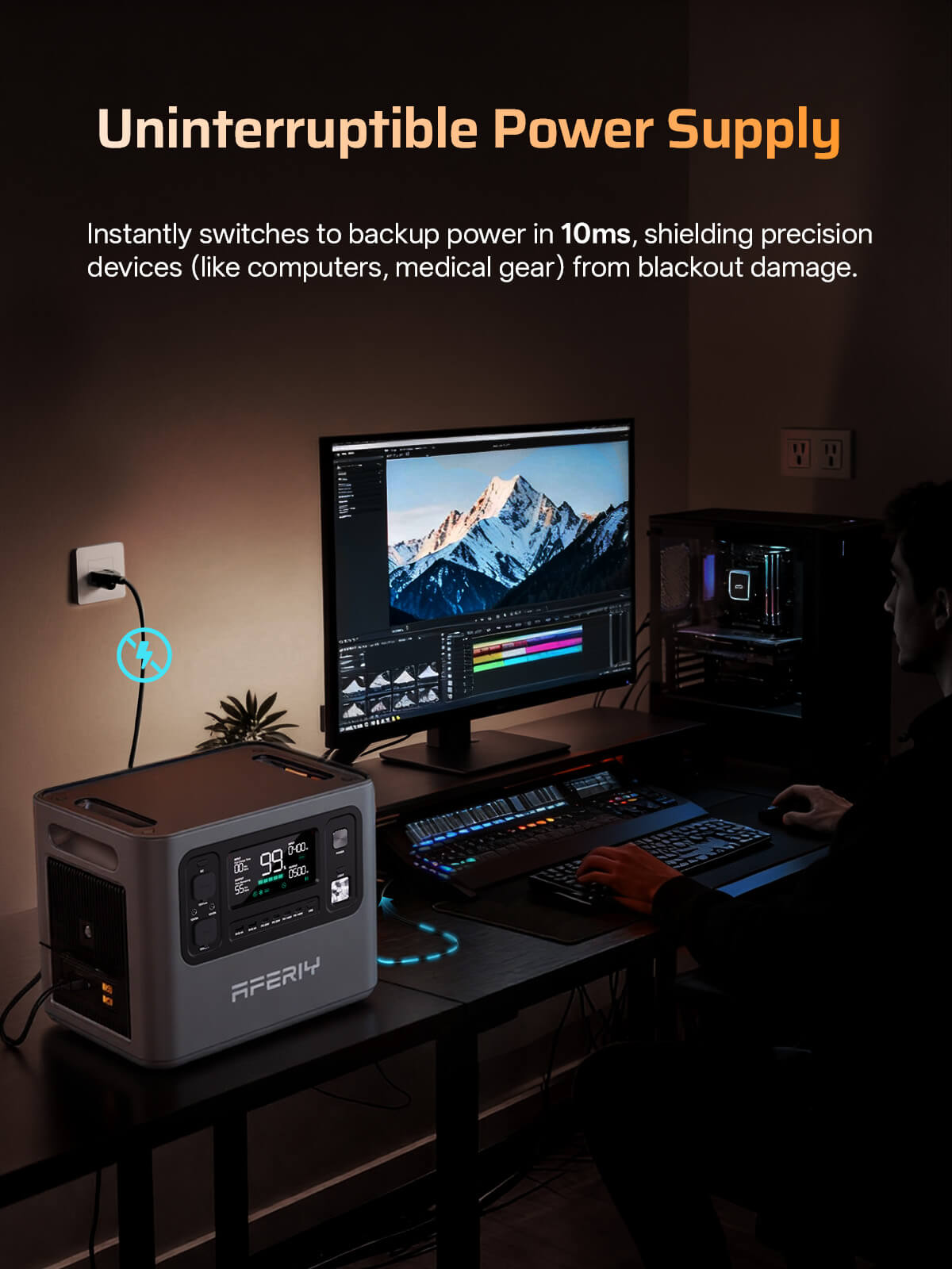 AFERIY P280 Portable Power Station 2800W 2048Wh product image 6