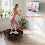 SPORTNOW 40" Foldable Fitness Trampoline - Green