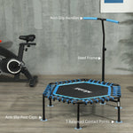 SPORTNOW 45" Bungee Fitness Trampoline with Handle - Blue