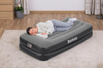 Bestway 75" x 38" x 18" TriTech Air Mattress Twin with Built-in AC Pump
