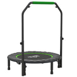 HOMCOM 40" Foldable Mini Fitness Trampoline - Black