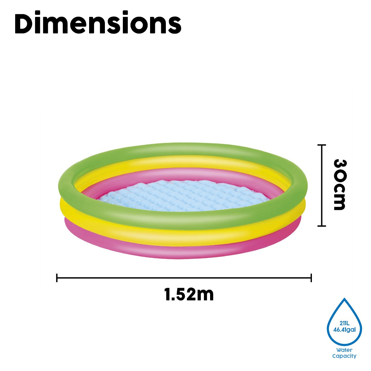 Bestway 60" x 12" Summer Set Pool - Bestway manufacturer image 6