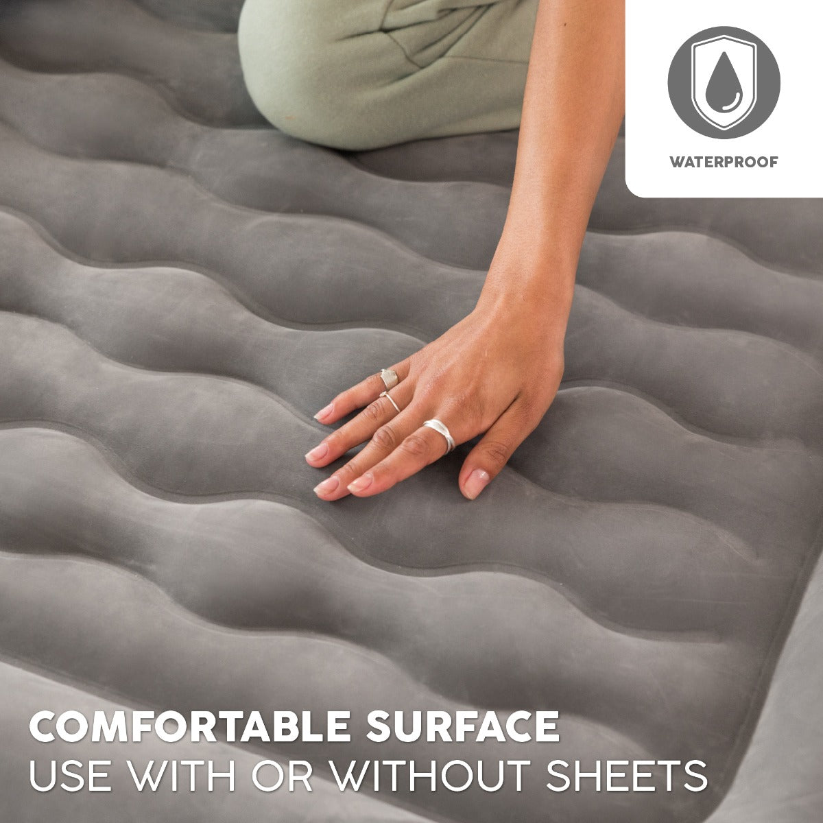 Bestway TriTech King Size Airbed With Pump