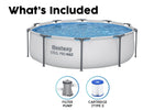 Bestway 10' x 30" Steel Pro Max Frame Pool Set - official Bestway gallery image 7