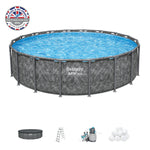 Bestway APX 365 18ft x 52in round above ground swimming pool set